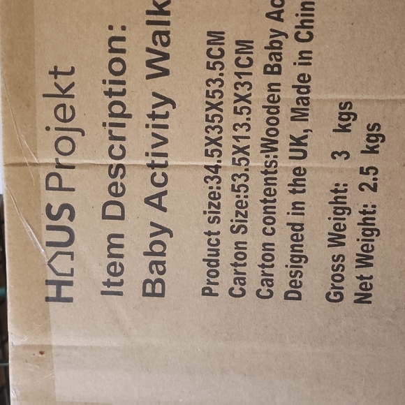 Hous Projekt Baby Activity Walker - Safari - Picture 4 of 4